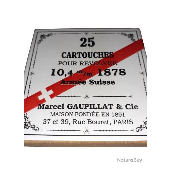 10,4 mm Suisse Mle 1878: Reproduction boite (vide) GA 9548446