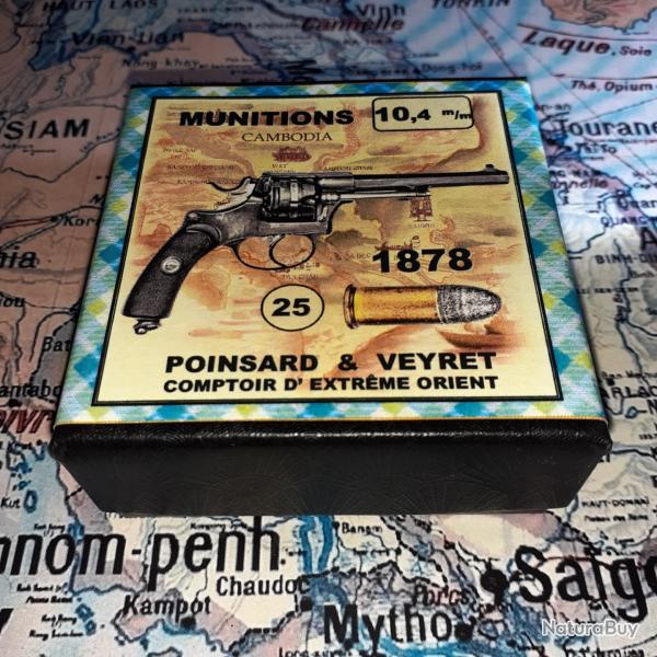 10,4 mm Suisse Mle 1878 (Poinsard & Veyret): Reproduction boite munitions (vide) PV 9548463