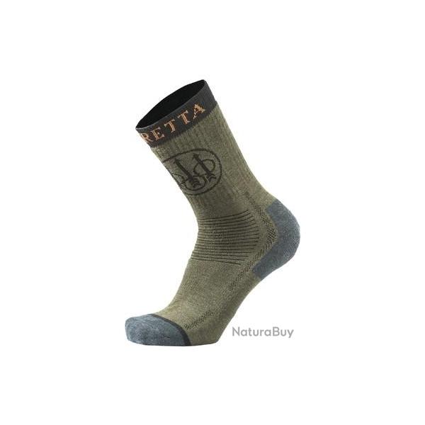 Chaussettes Beretta Short merino Vert P. 44/46