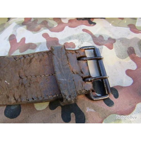 ceinturon troupe r�glementaire mod essai Fran�ais cuir sain ww1 ww2 premi�re seconde guerre
