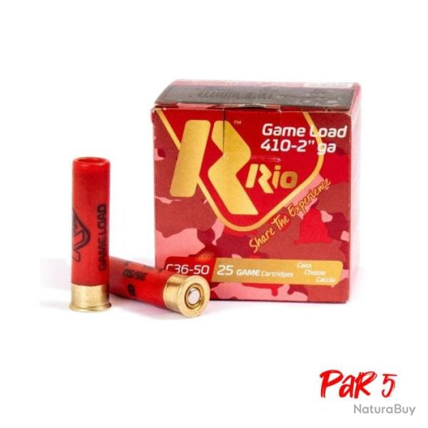 Cartouches RIO 9 BJ - 36/50 - 9 / Par 5