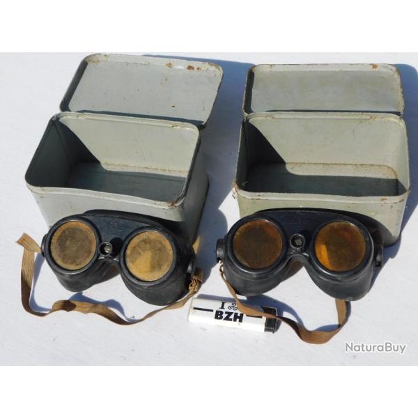 USA 39-45 : RARE LUNETTES POLAROID VARIABLE DENSITY + BOITE - 2 PAIRES  #.3