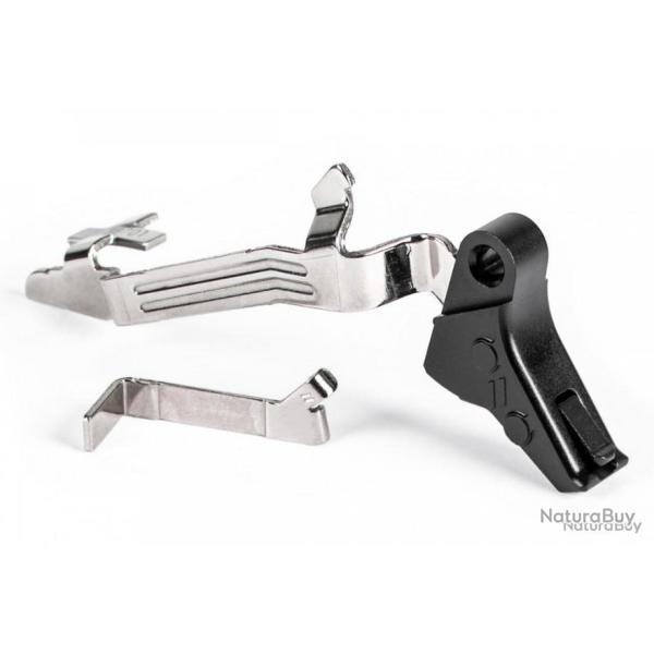 ZEV D�TENTE PRO FLAT FACE BAR KIT POUR GLOCK GEN5 - NOIRE