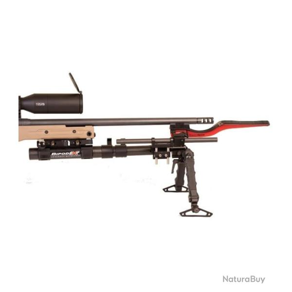 l'adaptateur MagnetoSpeed ??du MK avec un tube en fibre de carbone au lieu d'une tige en acier. La t