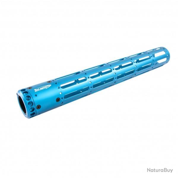 Tube de devant AR15 - 5 fentes, longueur 372mm - Bleu - TONI SYSTEM