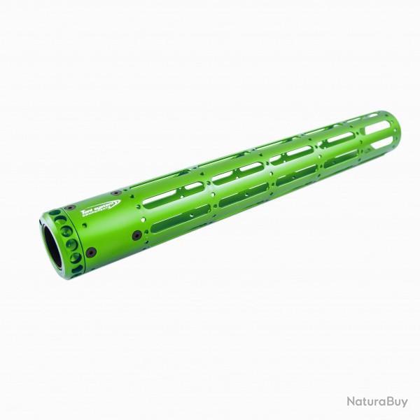 Tube de devant AR15 - 5 fentes, longueur 372mm - Vert - TONI SYSTEM