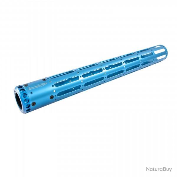 Tube de devant AR15 - 6 fentes, longueur 435mm - Bleu - TONI SYSTEM