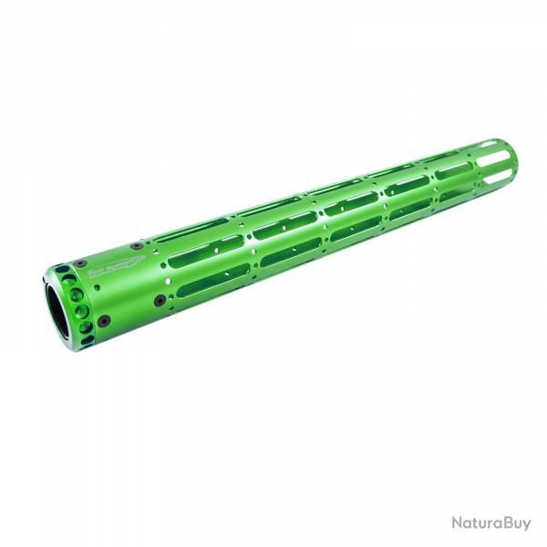 Tube de devant AR15 - 6 fentes, longueur 435mm - Vert - TONI SYSTEM