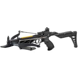 Mini arbal&egrave;te Alligator TCS2 avec crosse r&eacute;glable 80 lbs Noir