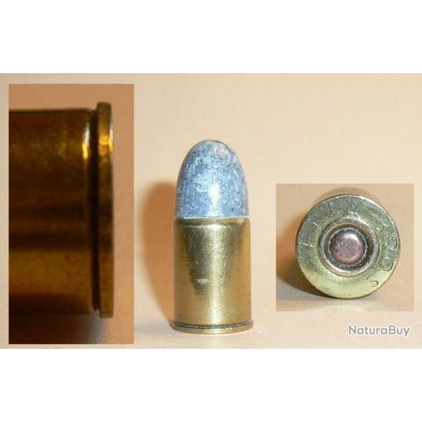 .450 Adams Mk II - �tui en 2 parties � bourrelet rapport� (brevet Adams 1867) - marquage : ELEY BROS