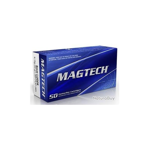 Balles Magtech JSP Flat 95gr Cal. 9x19 - Lot de 300 munitions