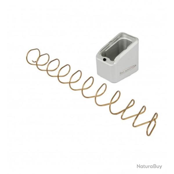 Plaquette ouvert +6 coups pour Glock 17-22-24-31-34-35 - Gris - TONI SYSTEM