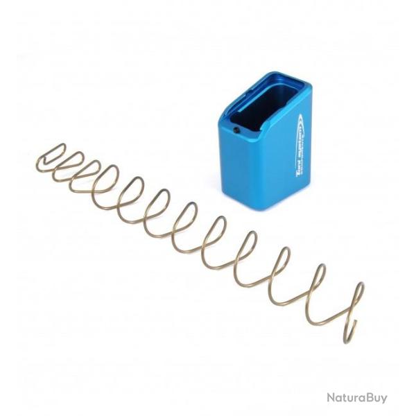Plaquette +9 coups pour Glock 17-22-24-31-34-35 - Bleu - TONI SYSTEM