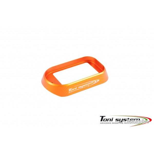 Bas de poigne standard pour Glock 17-17L-22-24-31-34-35 gn 4 - Orange - TONI SYSTEM