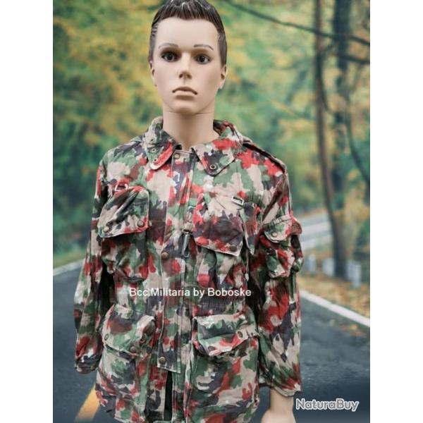 Parka Suisse M70 TAZ 83-camouflage alpenflage 1970-1990 - Taille M