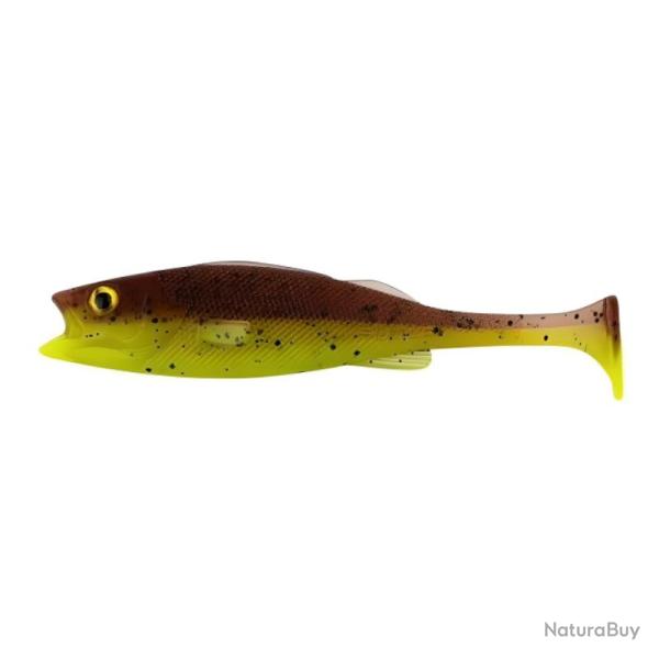 Leurre Souple LMAB Perch 11cm Green Pumpkin/ Chartreuse