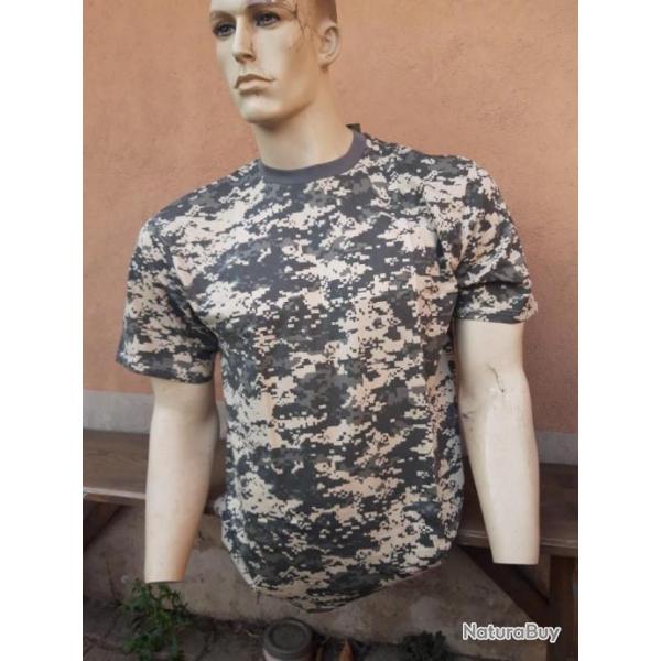 T SHIRT TYPE "DIGITAL CAMO" TAILLE S