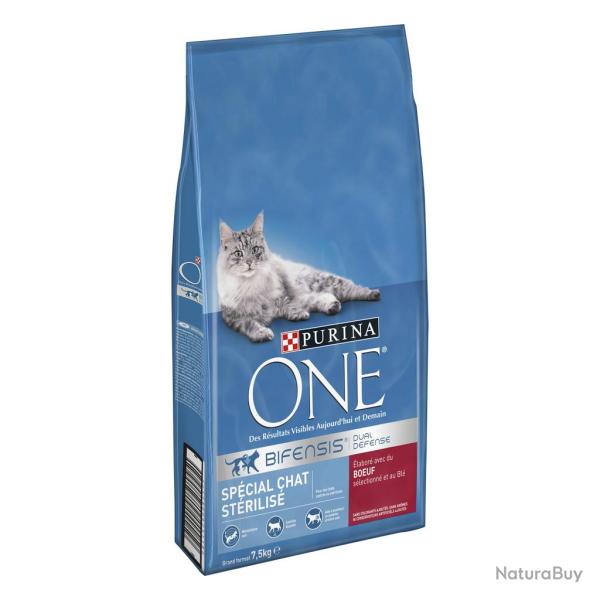 ONE CHAT STERILISED BOEUF ET BLE 7.5KGS