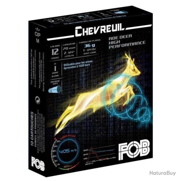 Cartouches � plomb dor� FOB Chevreuil HP 1