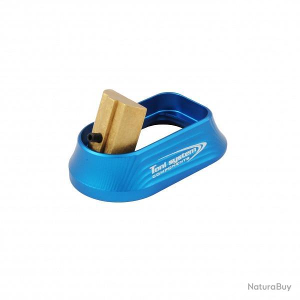 Bas de poigne ouverte pour Glock 17-22-24-31-34-35 gn 4 - Bleu - TONI SYSTEM