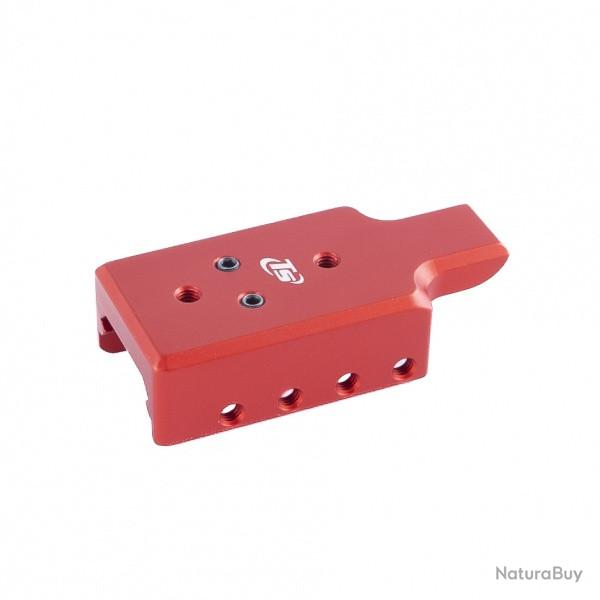 Contrepoids aluminium pour Glock 17-22-24-31-34-35 - Rouge - TONI SYSTEM