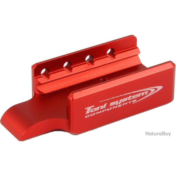 Contrepoids aluminium pour Glock 17-22-24-31-34-35 - Rouge - TONI SYSTEM