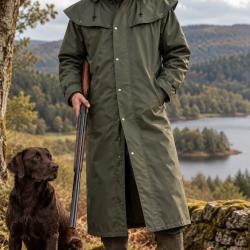 Manteau long imperm&eacute;able  Highgrove Olive