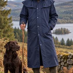 Manteau long imperm&eacute;able  Highgrove Bleu