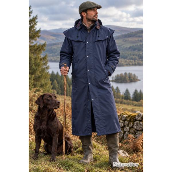 Manteau long imperm�able  Highgrove Bleu