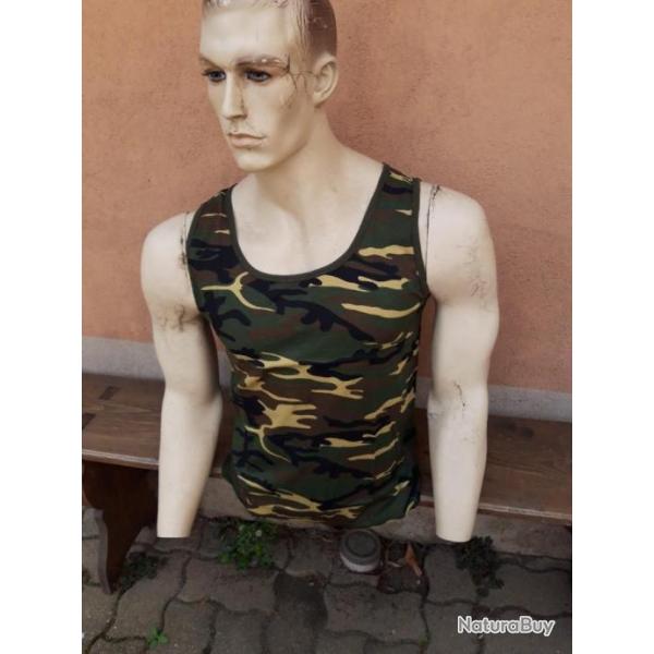 T-SHIRT TROIS TONS TYPE MARCEL.MODELE 2