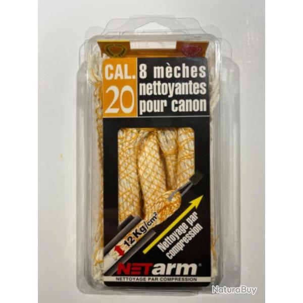 BLISTER DE 8 MECHES NETARM ORANGE CALIBRE 20