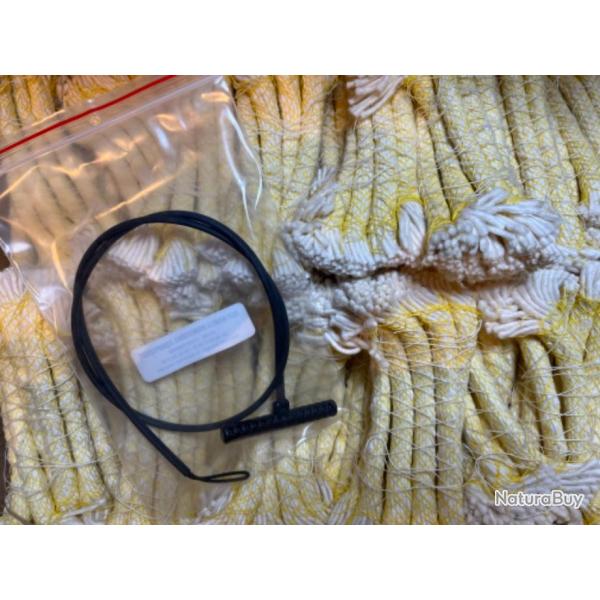 BAGUETTE NETARM + LOT DE 40 MECHES NETARM JAUNES CALIBRE 10,5 - 11 - 11,5 MM