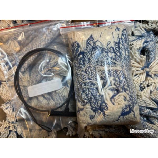 BAGUETTE NETARM + LOT DE 48 MECHES NETARM BLEUES CALIBRE 8,5 - 9 - 9,5 MM