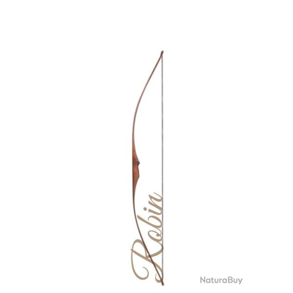FALCO - Longbow ROBIN�54" Vintage GAUCHER (LH) 15 # Standard Noir/Rouge