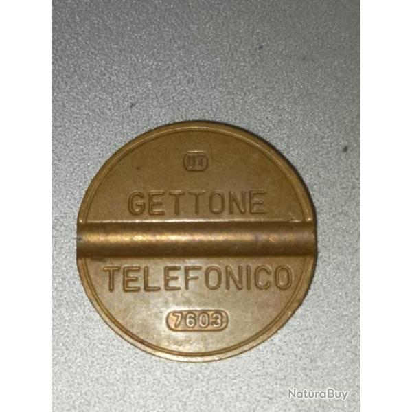 jeton de t�l�phone payant vintage Rare IPM Italian gettone telefonico 7603