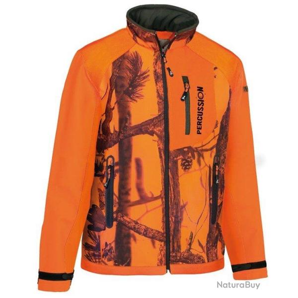 Veste de traque Softrack GhostCamo Blaze & Black PERCUSSION-S