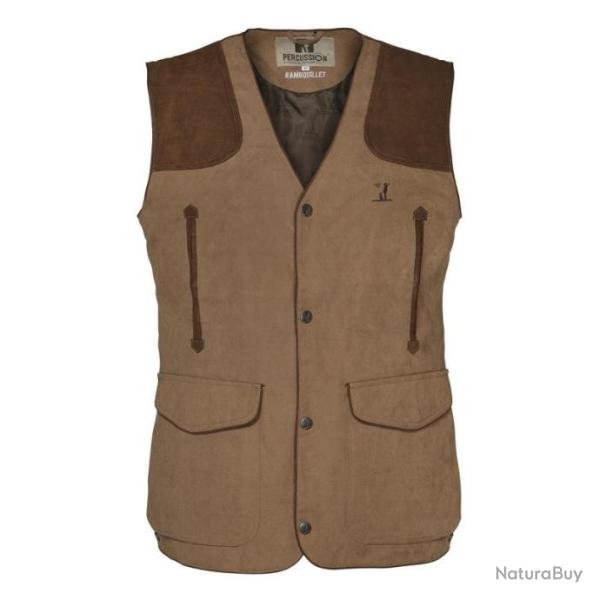Gilet Percussion Rambouillet Marron - TAILLE L