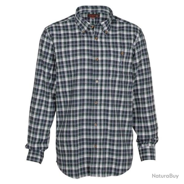 CHEMISE PERCUSSION CASTOR VERT - TAILLE XL