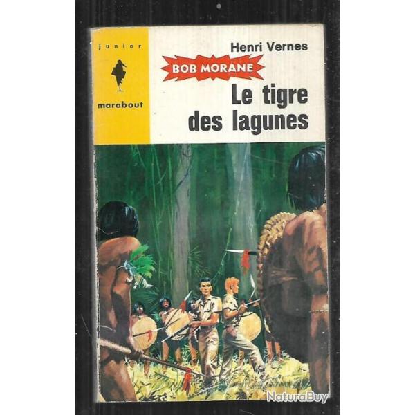 bob morane le tigre des lagunes n198 d'henri vernes  marabout junior