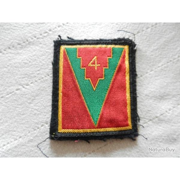 insigne badge militaire de bras 4� division