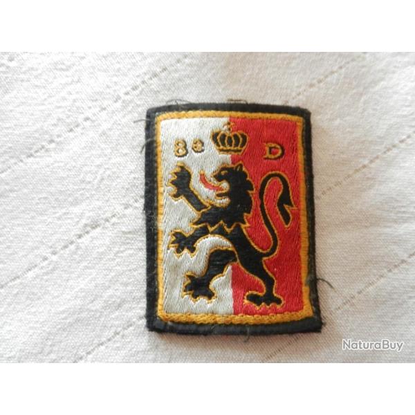 insigne tissu militaire r�gimentaire 8� division