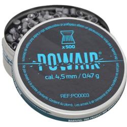 Plombs plats 4.5mm Powair