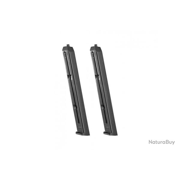 2 Chargeurs M&P40 Noir Smith&Wesson 4.5mm