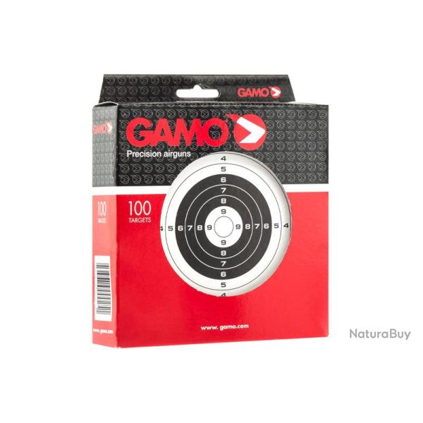100 Cibles Carton 14x14 Gamo