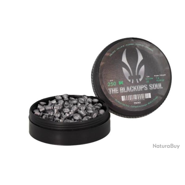 250 Plombs The Black Ops Soul t�te plate 5.5 mm