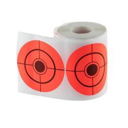Rouleau de 250 cibles stickers 7.5cm de diamètre