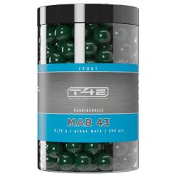 Billes peinture verte T4E Cal .43 x500 Umarex