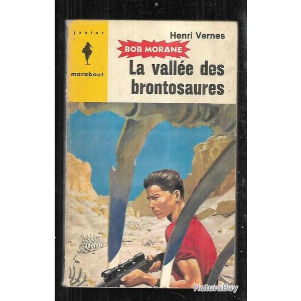 bob morane la valle des brontosaures n54 d'henri vernes  marabout junior
