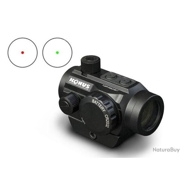 konus nucl�aire 1x22 3moa red dot  point rouge vert nuclear