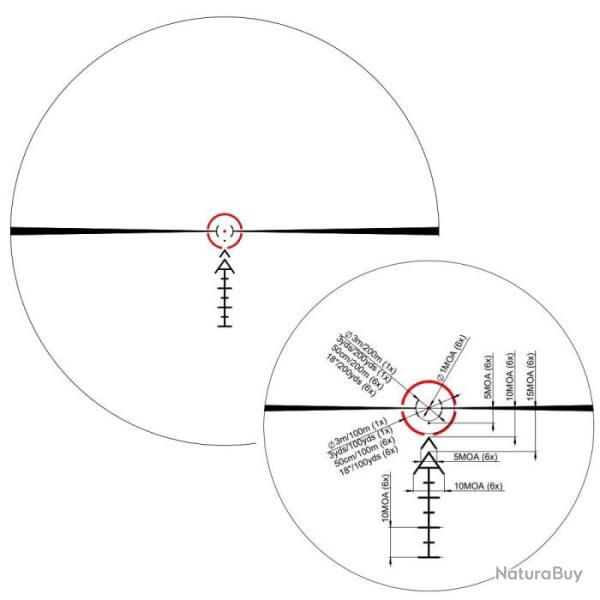 Lunette de vis�e Kahles K16i 1-6x24 - SI1